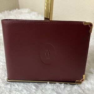 Cartier Leather Bifold Wallet